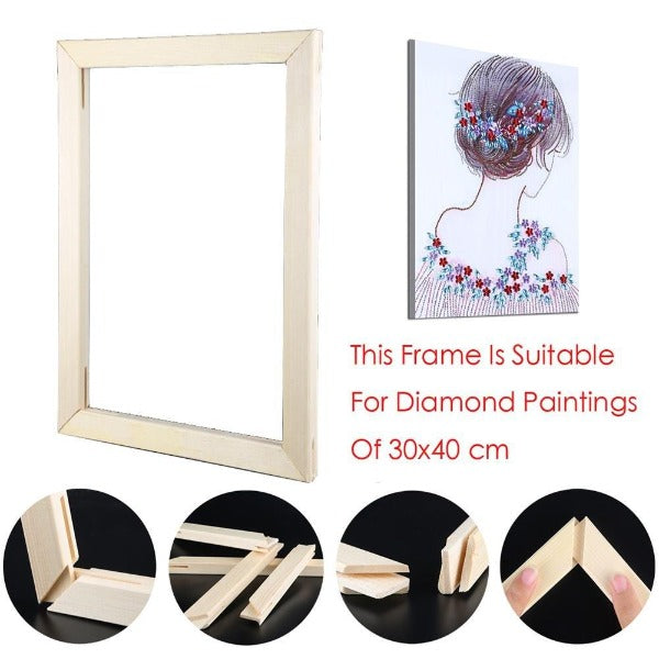 Wood Frame - Suits for 30*40cm Painting - Diamond Painting tool